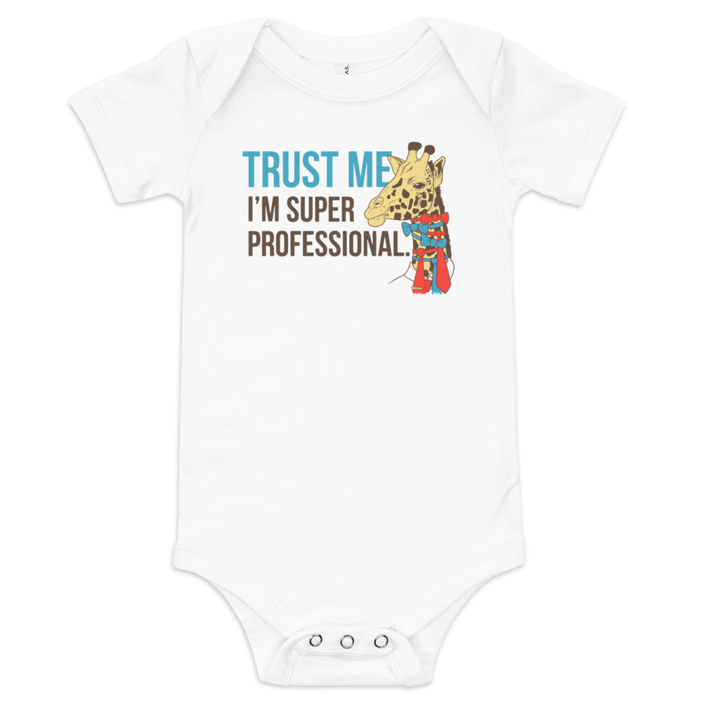 Trust Me I'm Super Professional Kid's Onesie