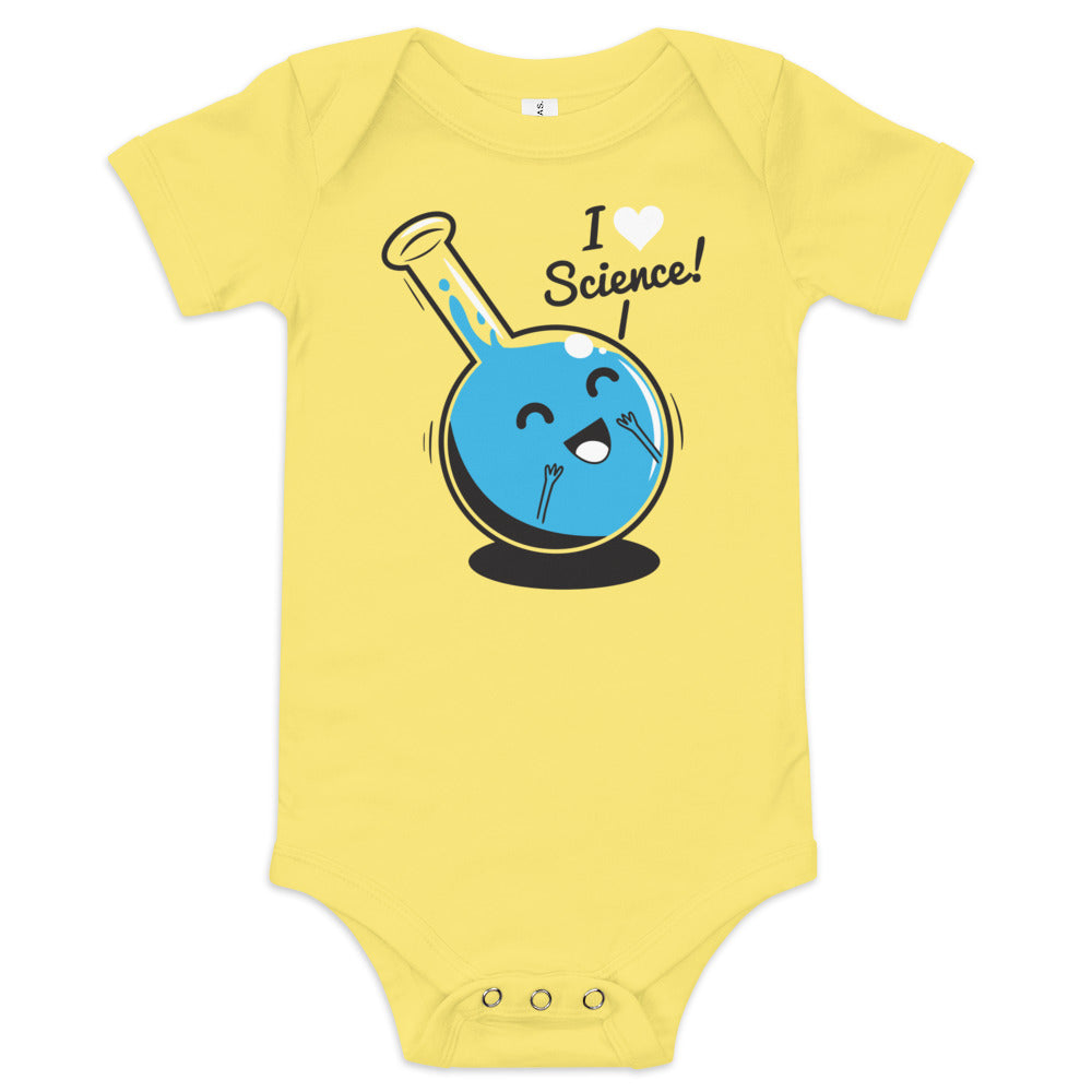 I Heart Science Kid's Onesie