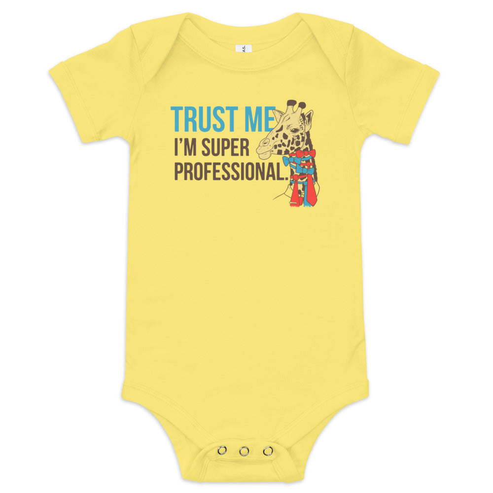 Trust Me I'm Super Professional Kid's Onesie