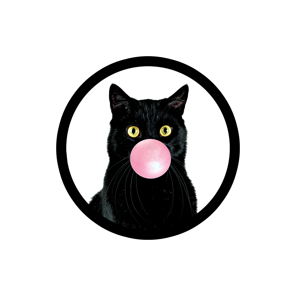 Bubble Cat Sticker