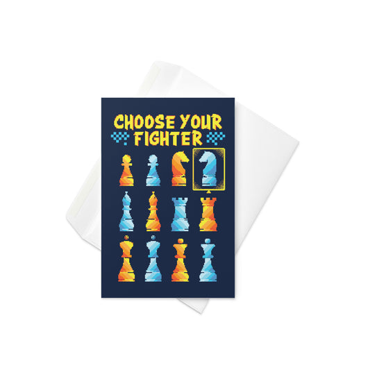 Choose Your Fighter Greeting Card
