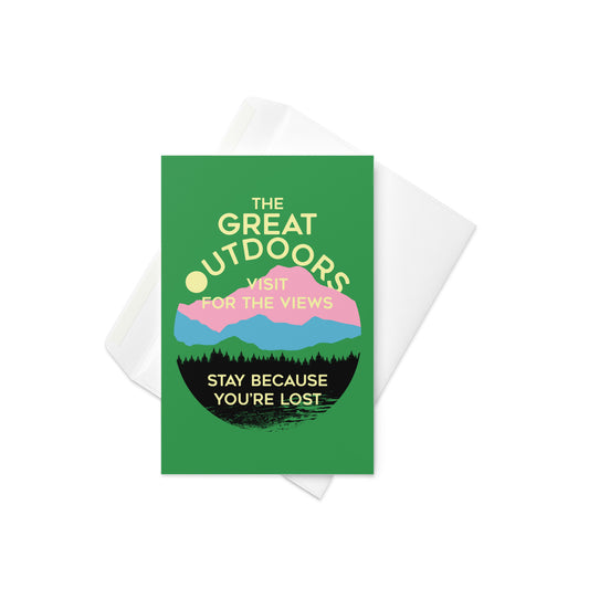 The Great Outdoors Greeting Card