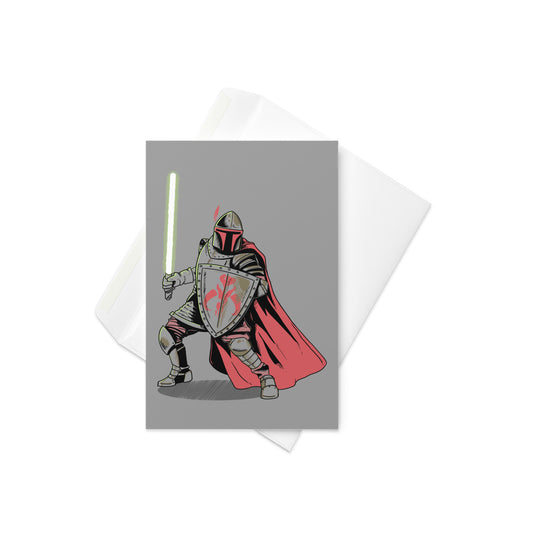 Mandalorian Knight Greeting Card