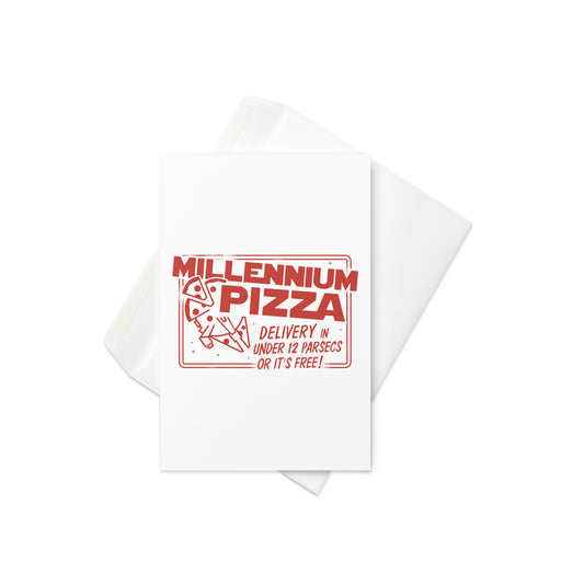 Millennium Pizza Greeting Card