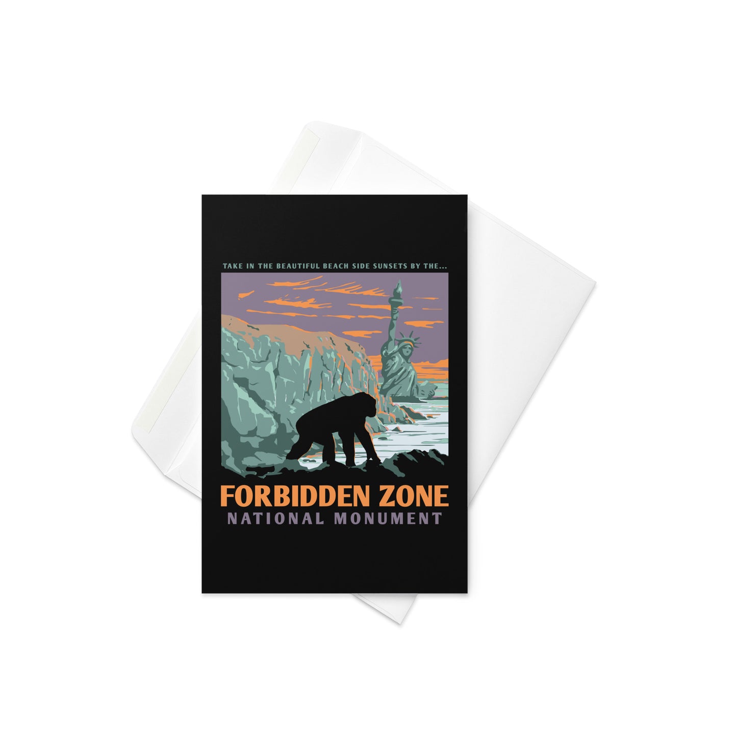 Forbidden Zone National Monument Greeting Card