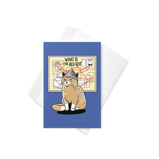 What Is The Red Dot? Greeting Card