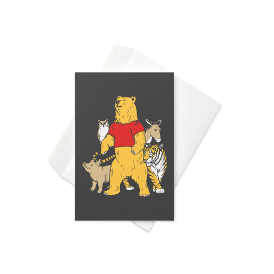 Bear And Friends Greeting Card