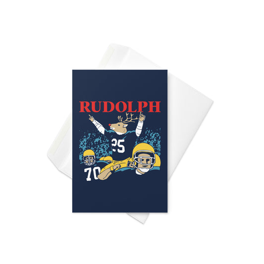 Rudolph Greeting Card