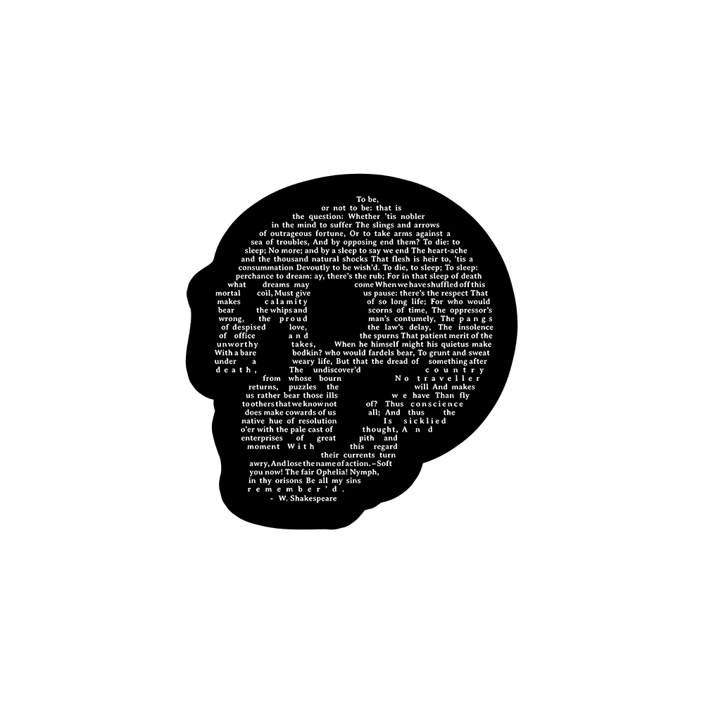 Hamlet Soliloquy Sticker