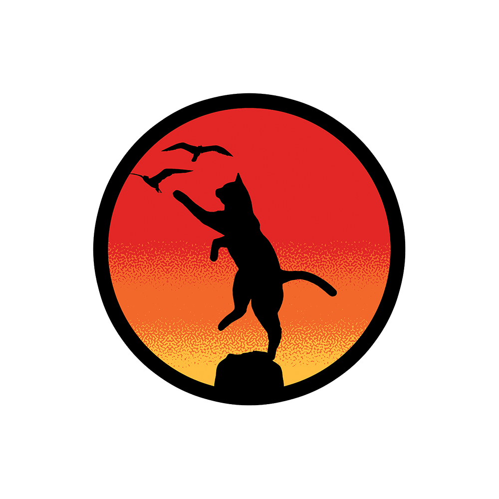 The Karate Cat Sticker