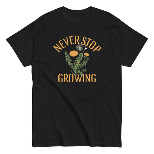 Never Stop Growing Men's Classic Tee