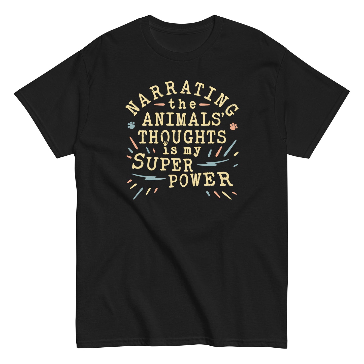 Narrating The Animals Thoughts Men's Classic Tee