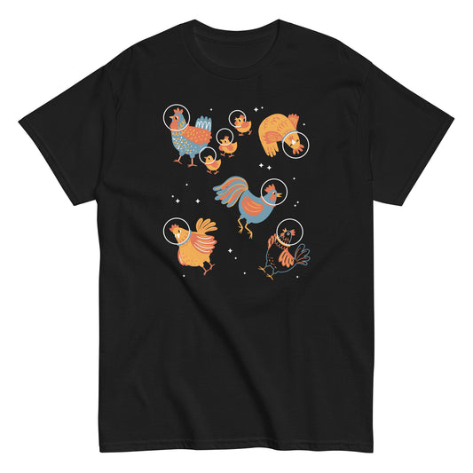 Chickens In Space Men's Classic Tee