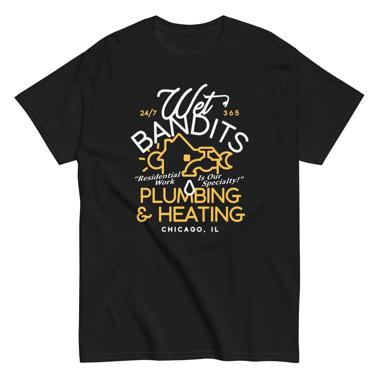 Wet Bandits Plumbing & Heating Men's Classic Tee