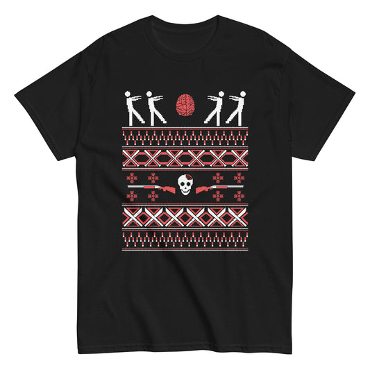 Zombie Christmas Sweater Men's Classic Tee