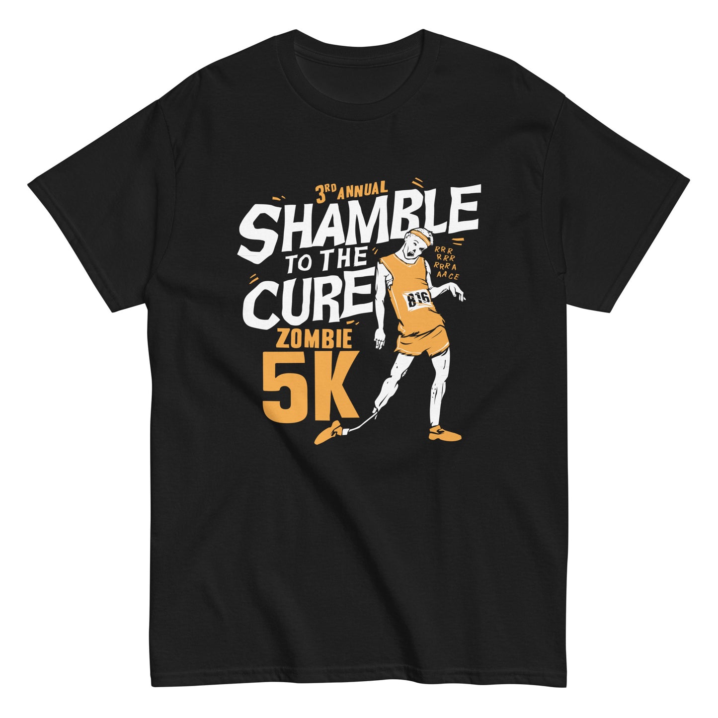 Shamble To The Cure Zombie 5K Men's Classic Tee