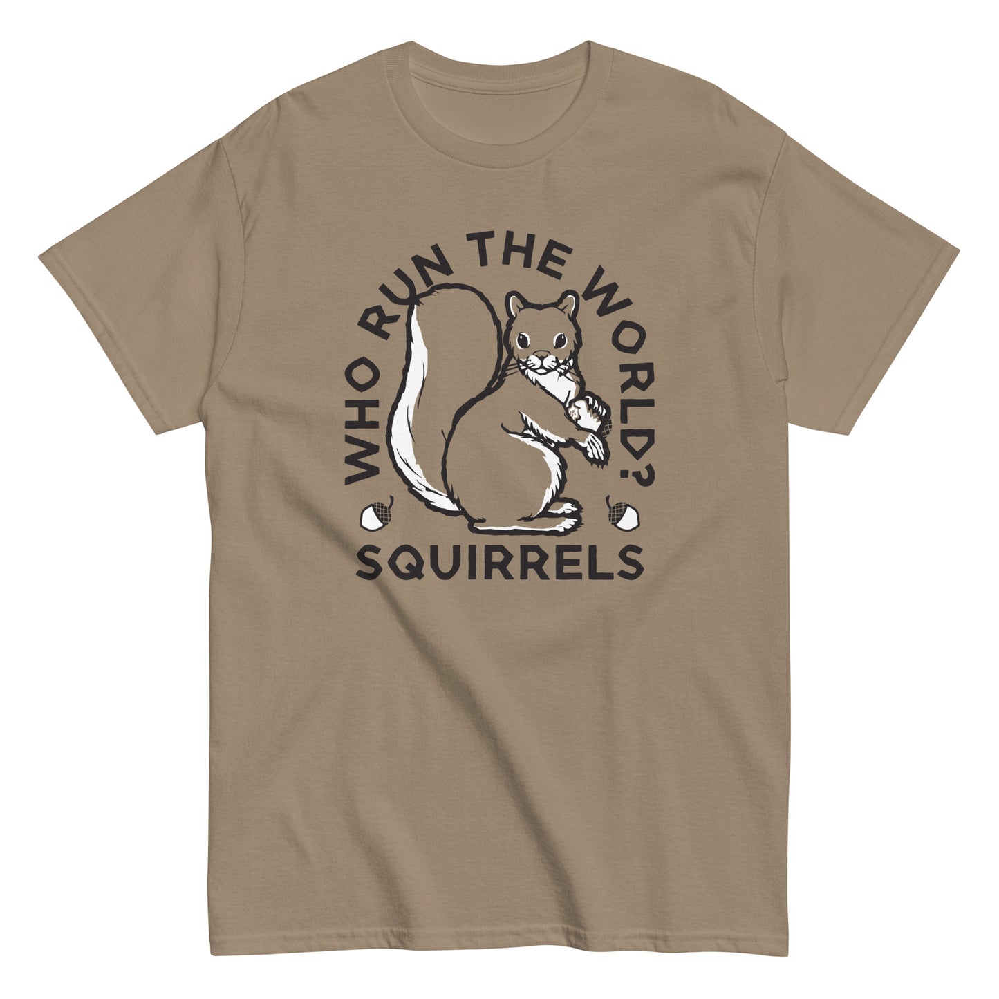 Who Run The World? Squirrels Men's Classic Tee