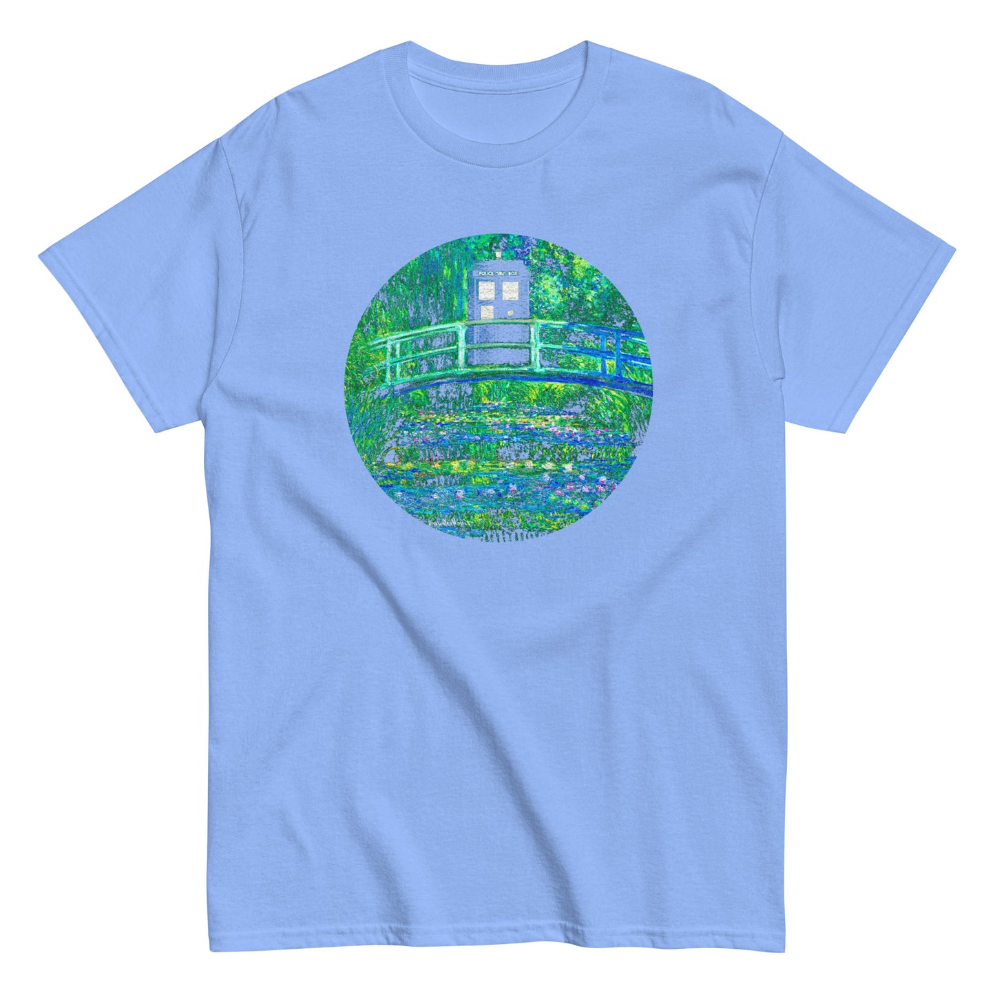 Water Lilies Police Box Men's Classic Tee