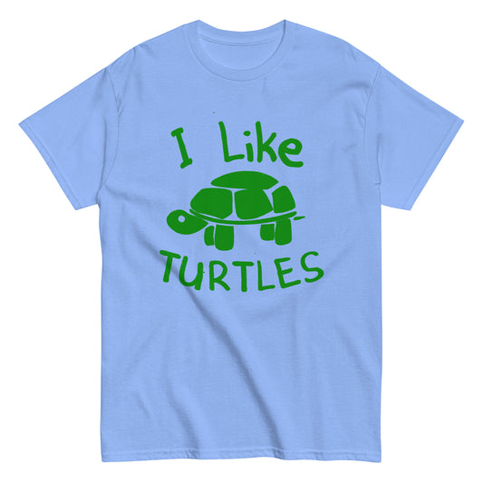 I Like Turtles Men's Classic Tee