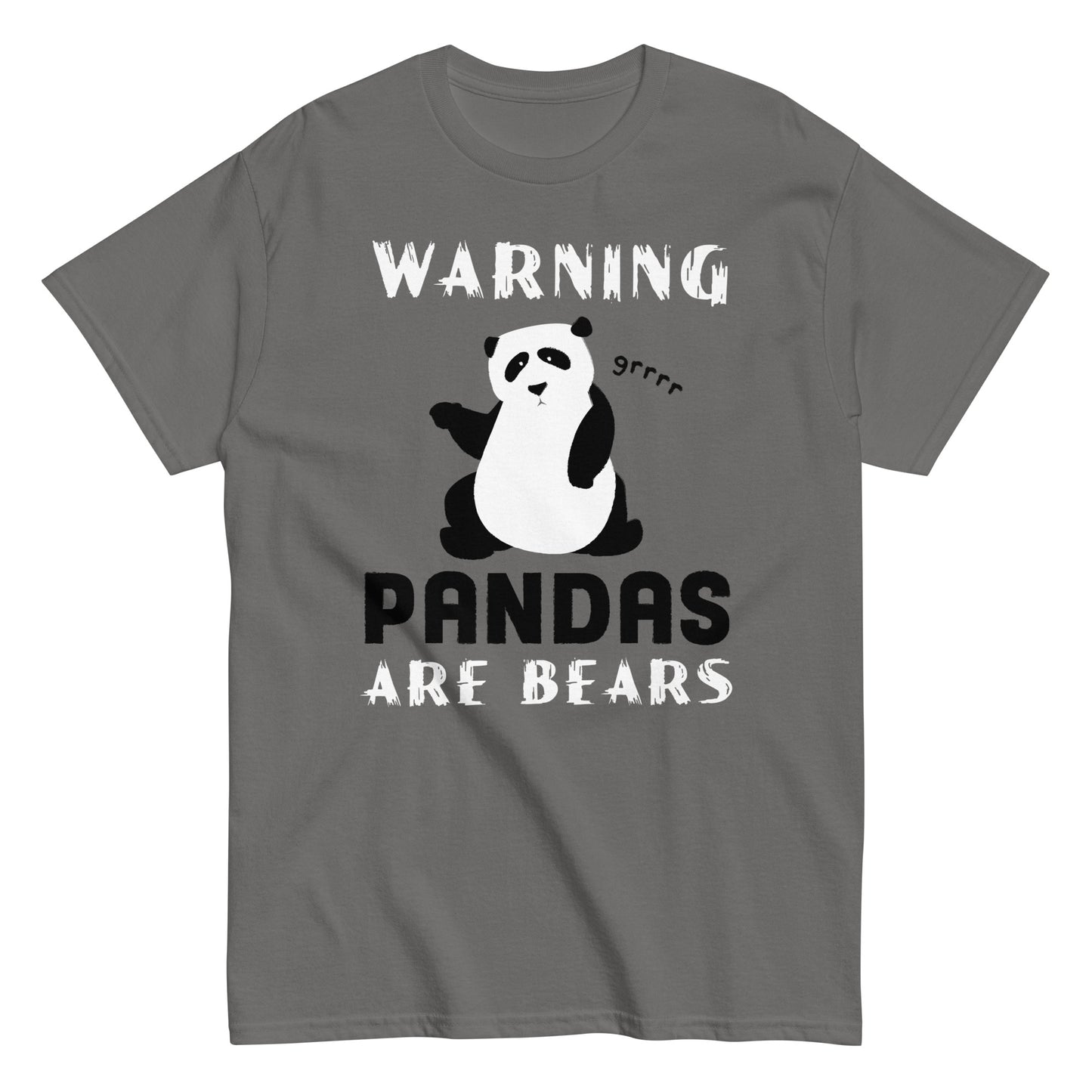 Warning, Pandas Are Bears Men's Classic Tee