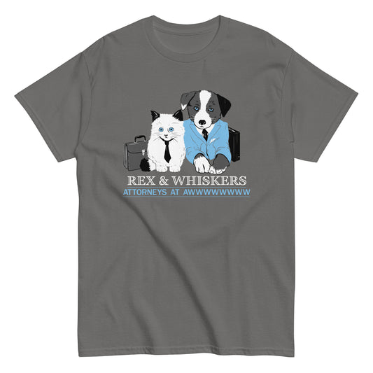 Rex and Whiskers Attorneys Men's Classic Tee