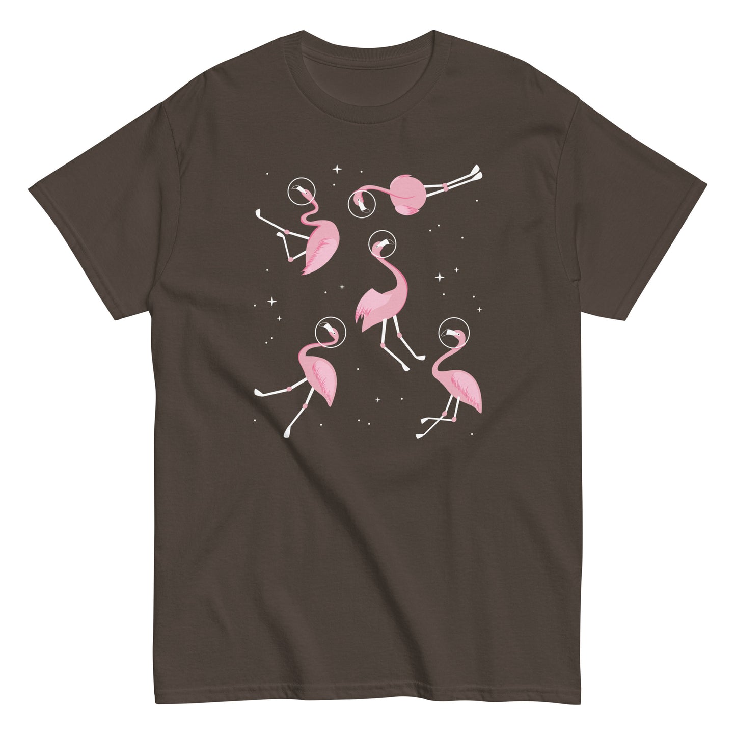 Flamingos In Space Men's Classic Tee