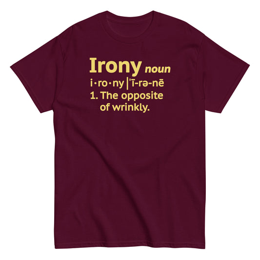 Irony Definition Men's Classic Tee