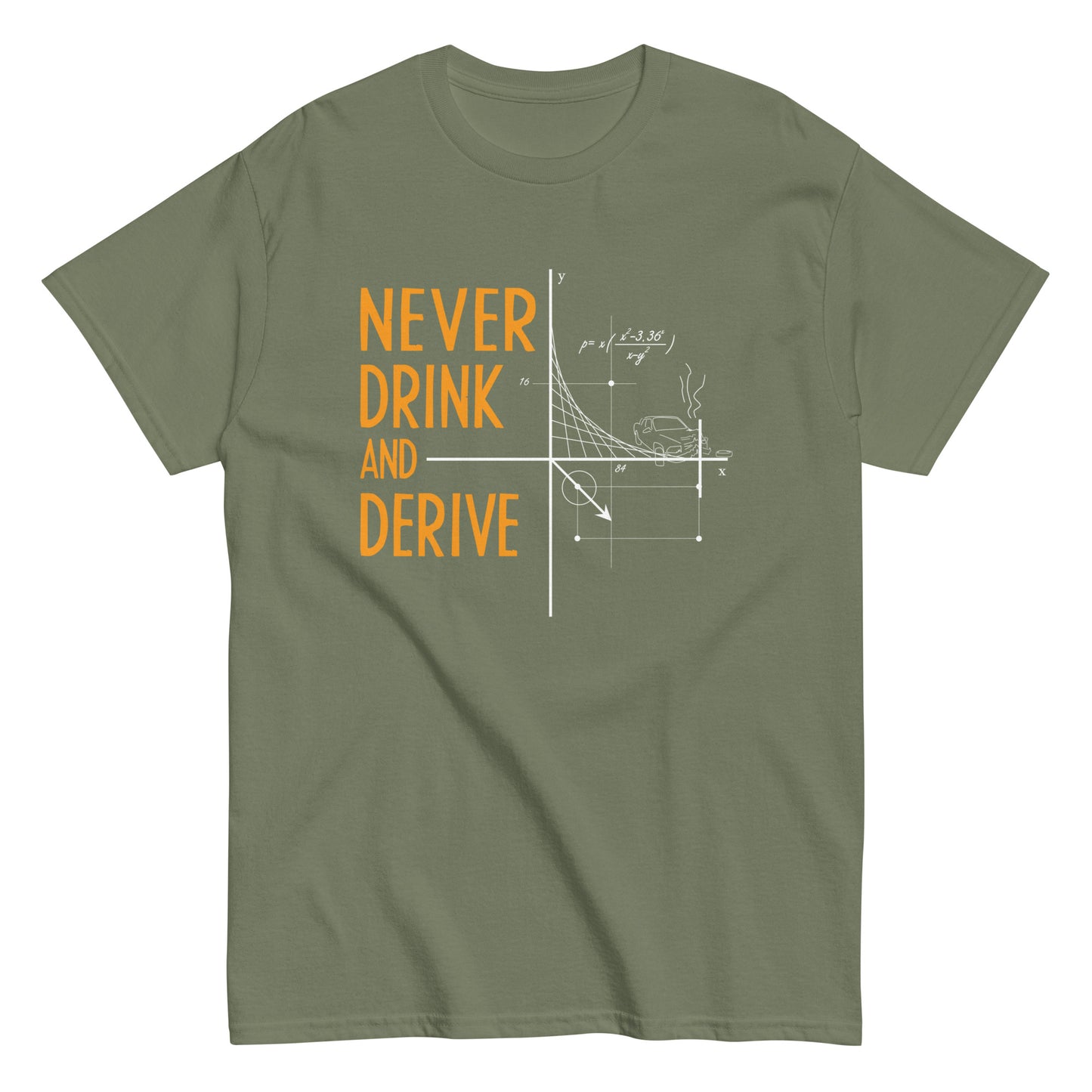 Never Drink and Derive Men's Classic Tee