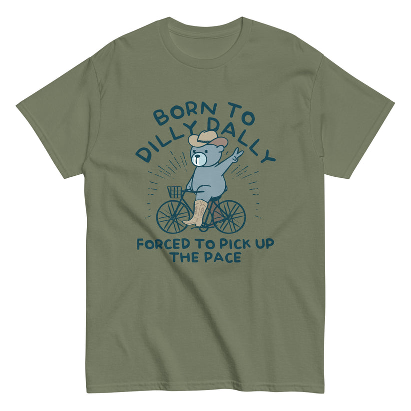Literally Born to Dilly Dally Crop Tee