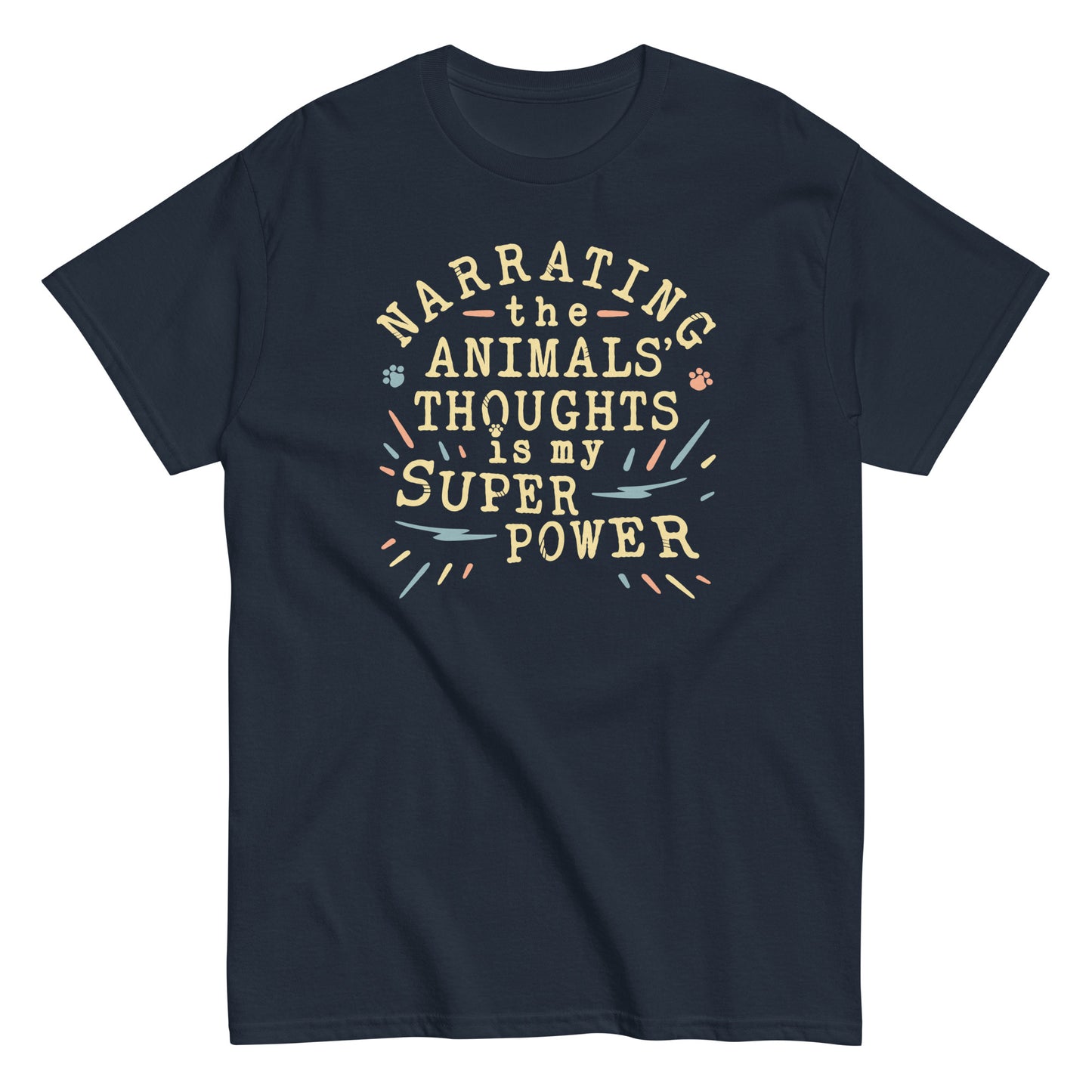 Narrating The Animals Thoughts Men's Classic Tee