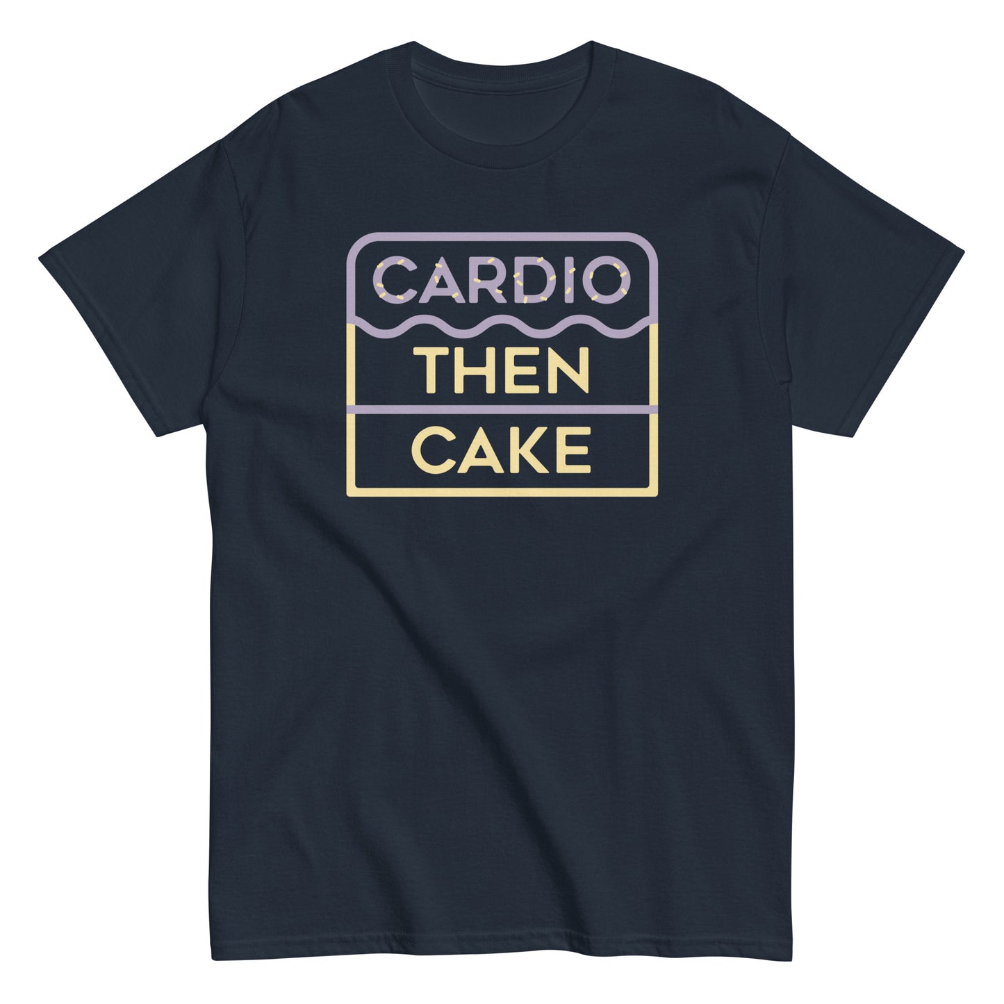 Cardio Then Cake Men's Classic Tee