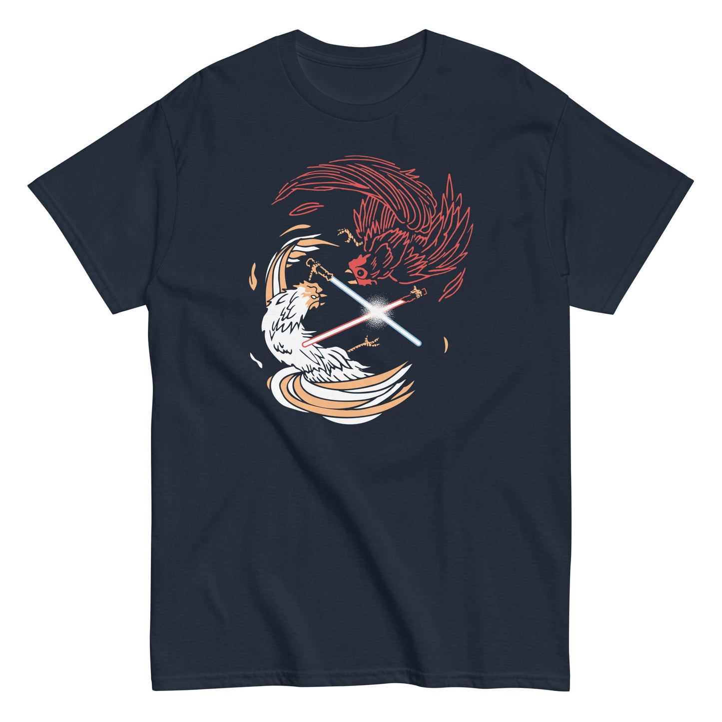 Cock A Doodle Duel Of The Fates Men's Classic Tee