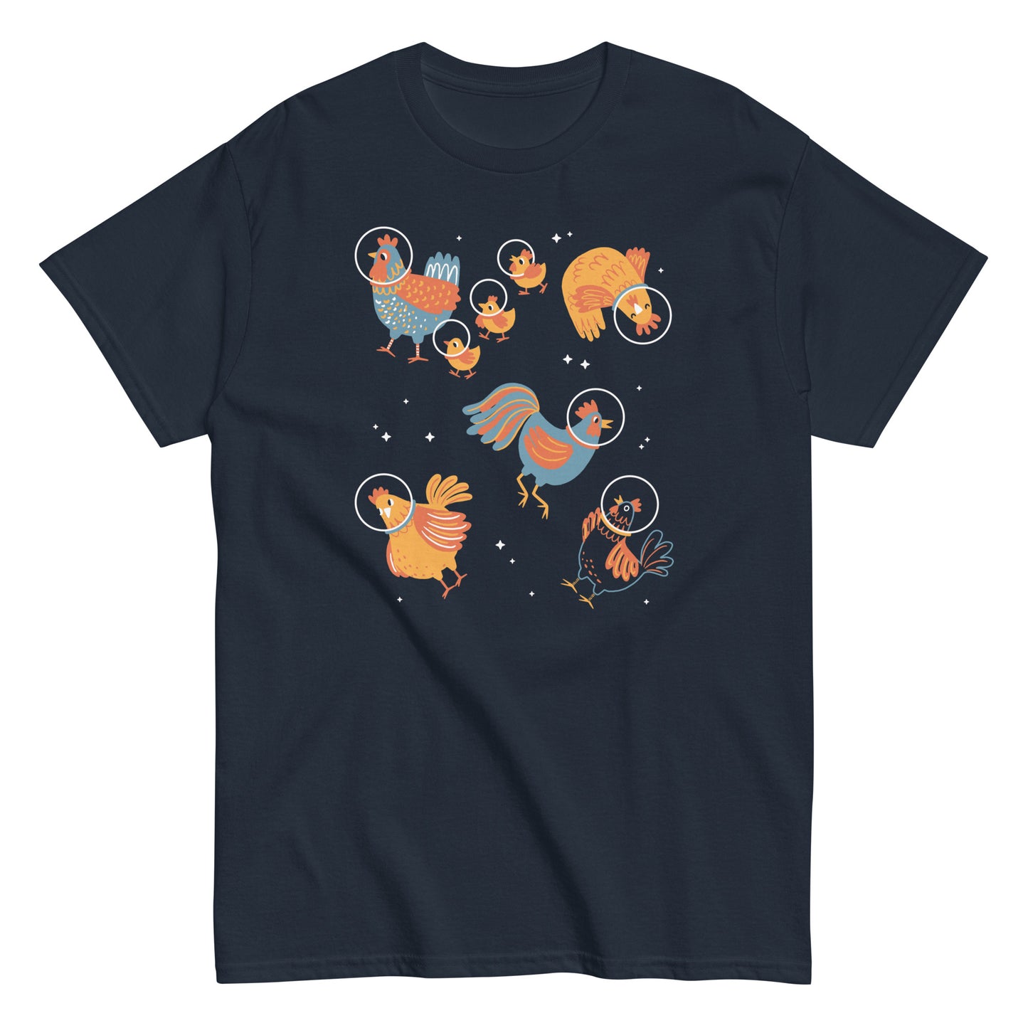 Chickens In Space Men's Classic Tee