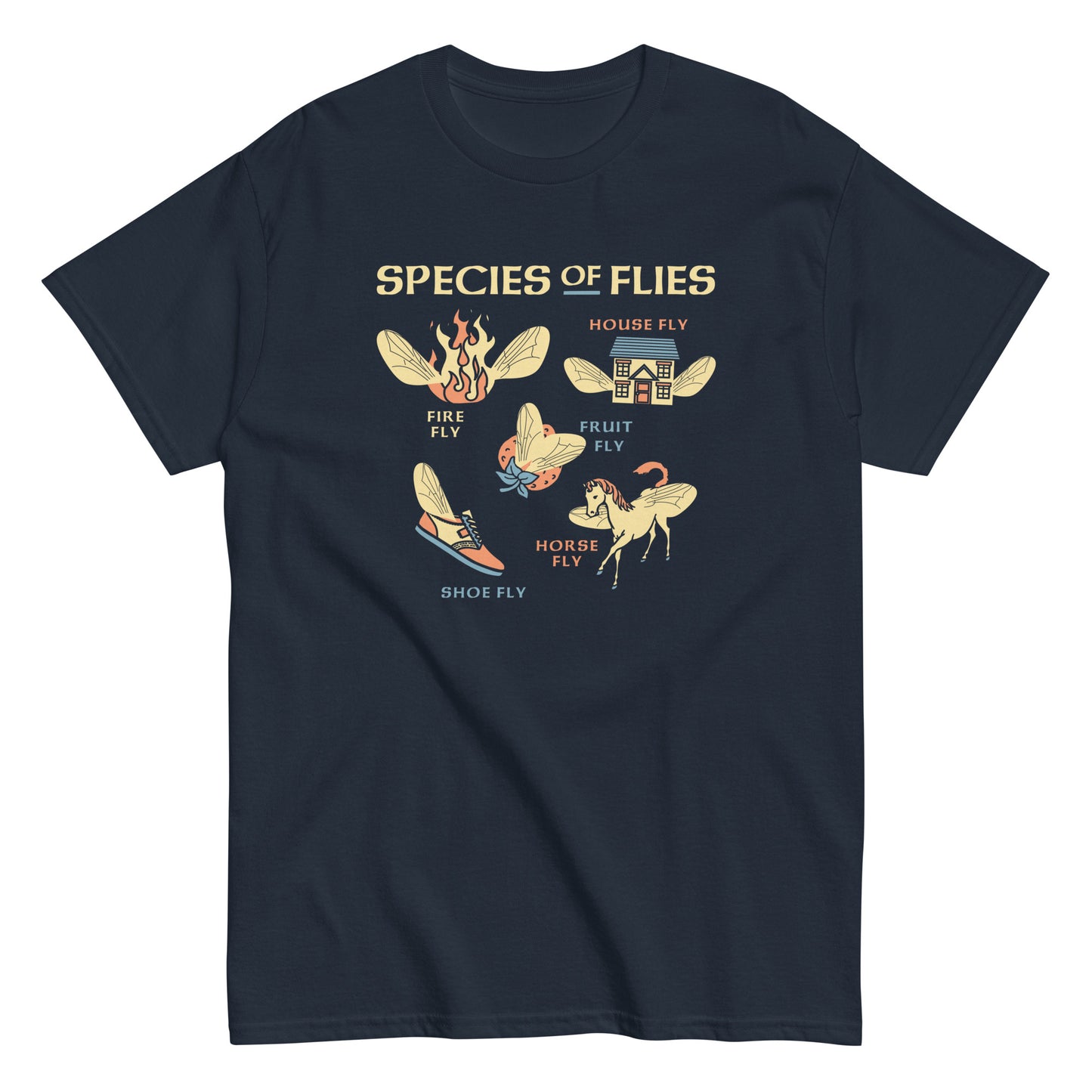 Species Of Flies Men's Classic Tee