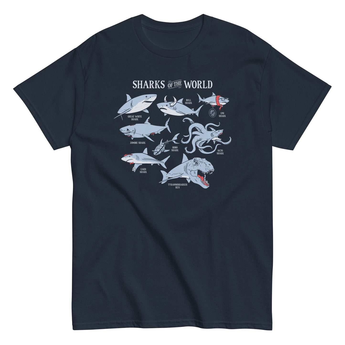 Sharks Of The World Men's Classic Tee