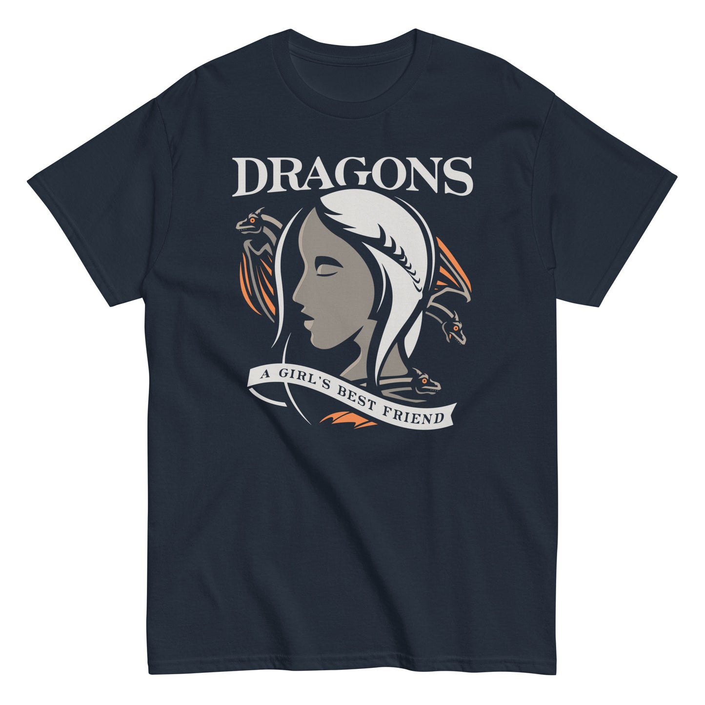 Dragons Are A Girl's Best Friend Men's Classic Tee