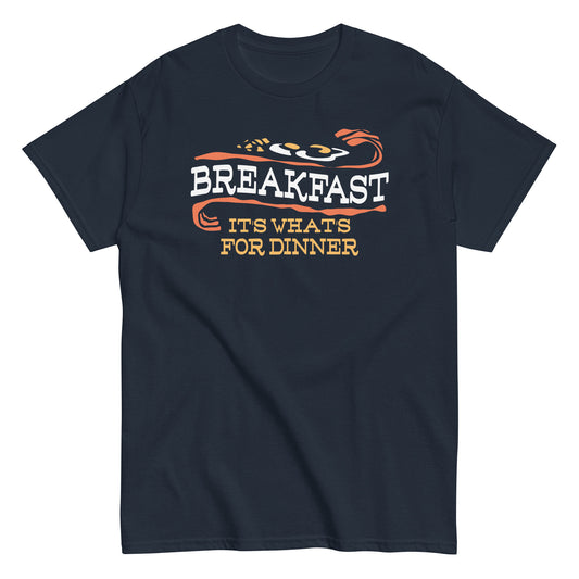 Breakfast, It's What's For Dinner Men's Classic Tee