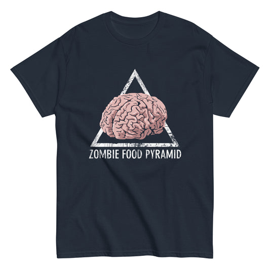 Zombie Food Pyramid Men's Classic Tee