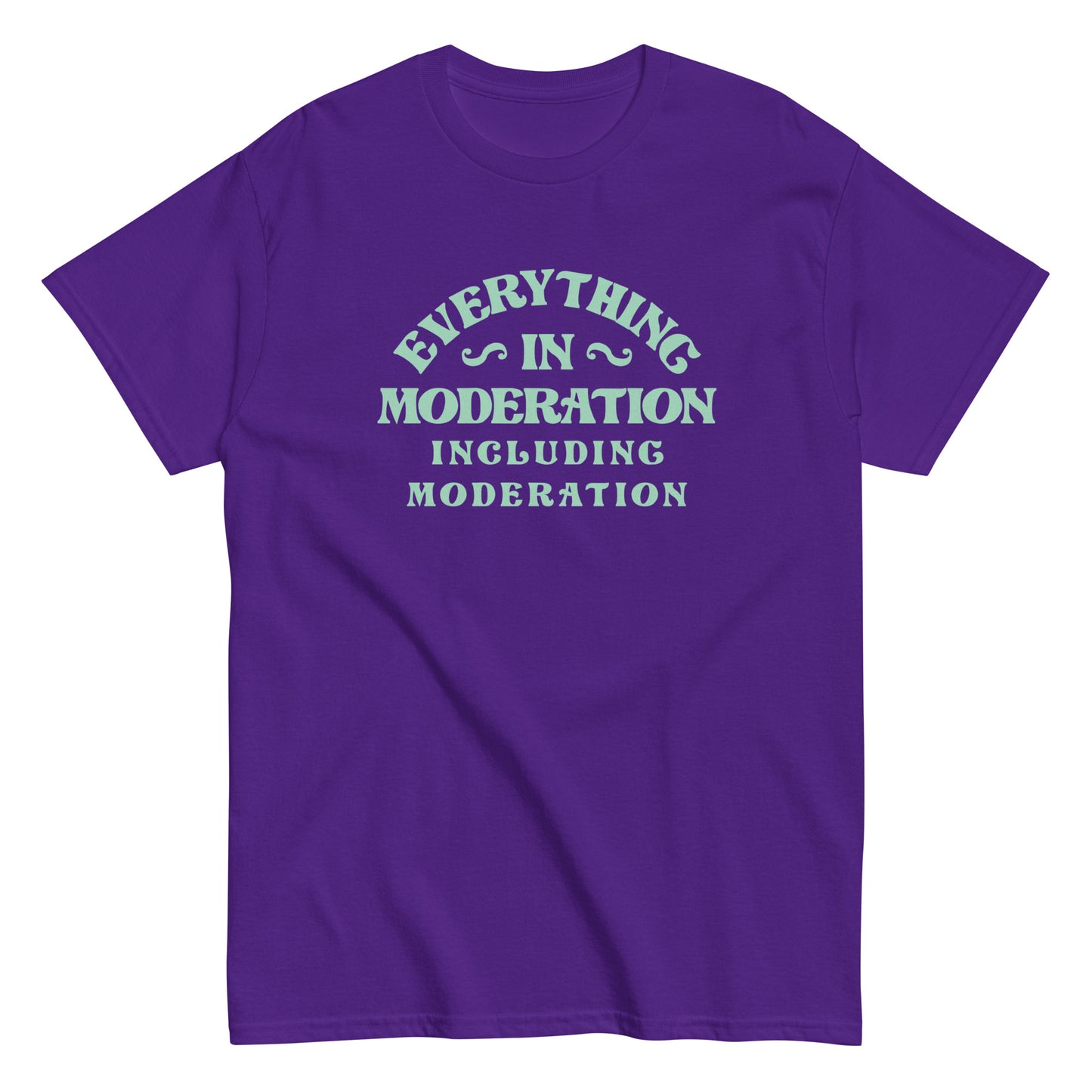 Everything In Moderation Including Moderation Men's Classic Tee