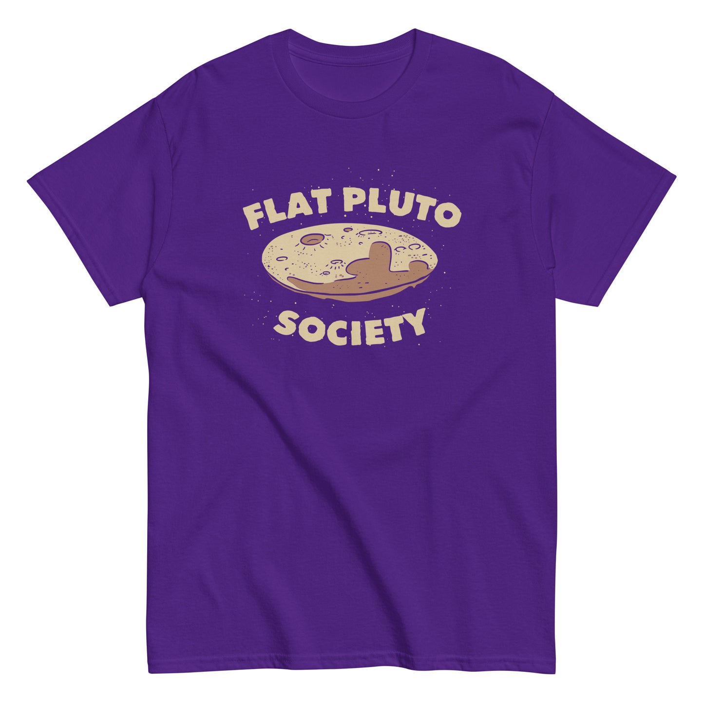 Flat Pluto Society Men's Classic Tee