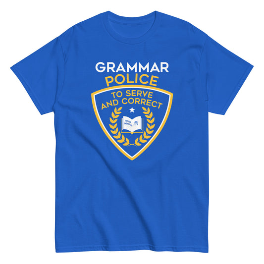 Grammar Police Men's Classic Tee