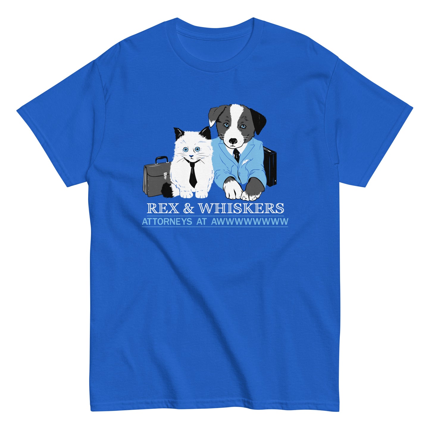 Rex and Whiskers Attorneys Men's Classic Tee