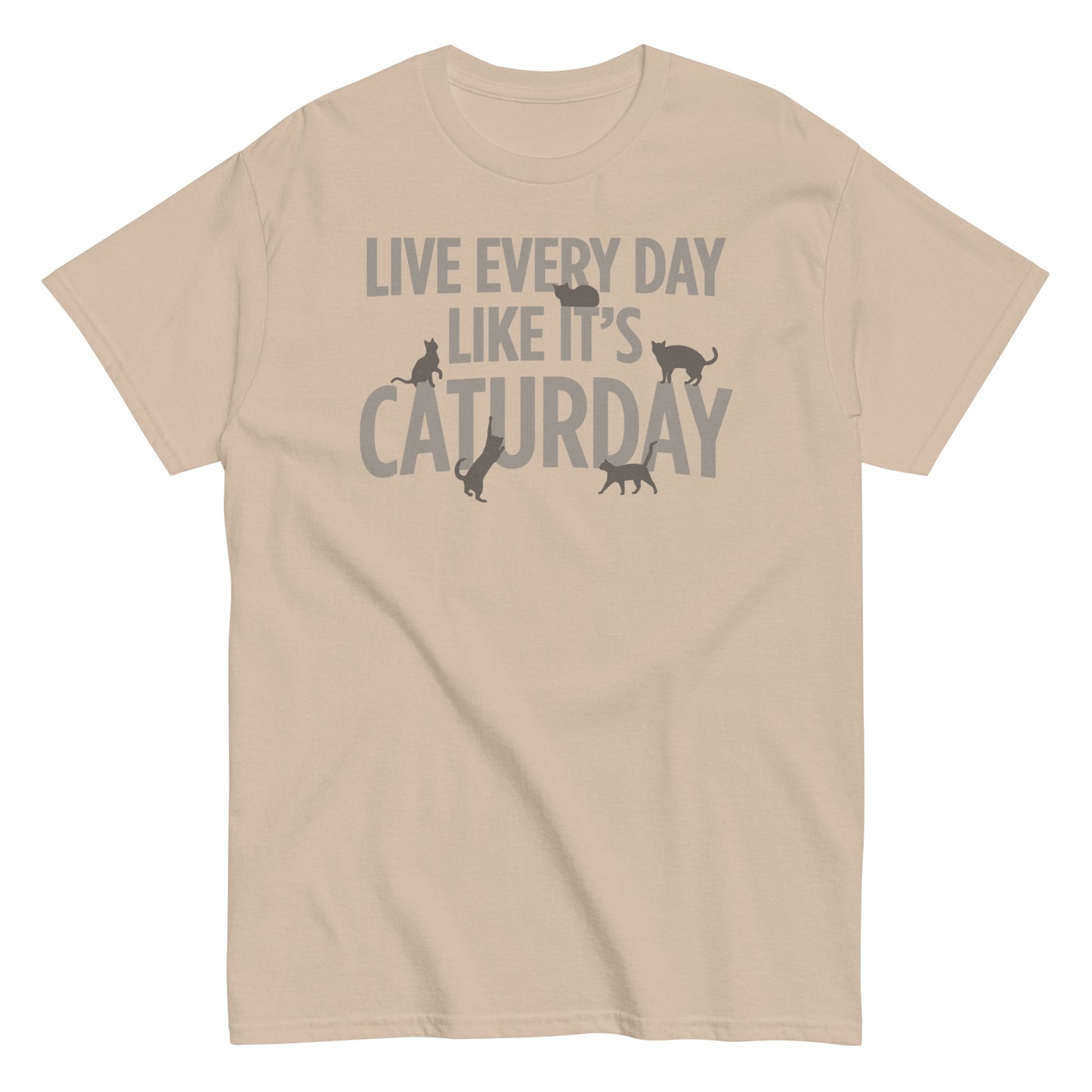 Live Every Day Like It's Caturday Men's Classic Tee
