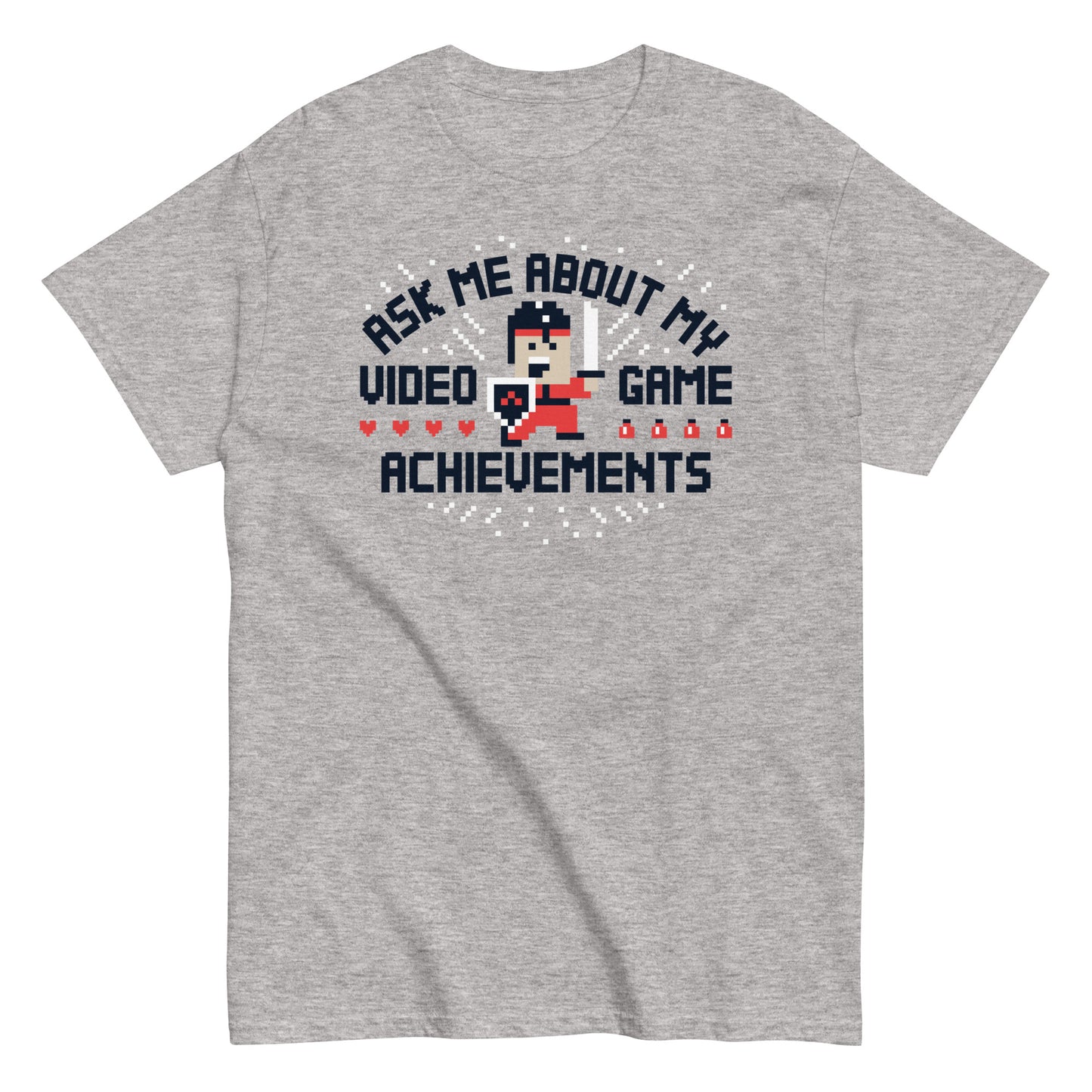 Ask Me About My Video Game Achievements Men's Classic Tee