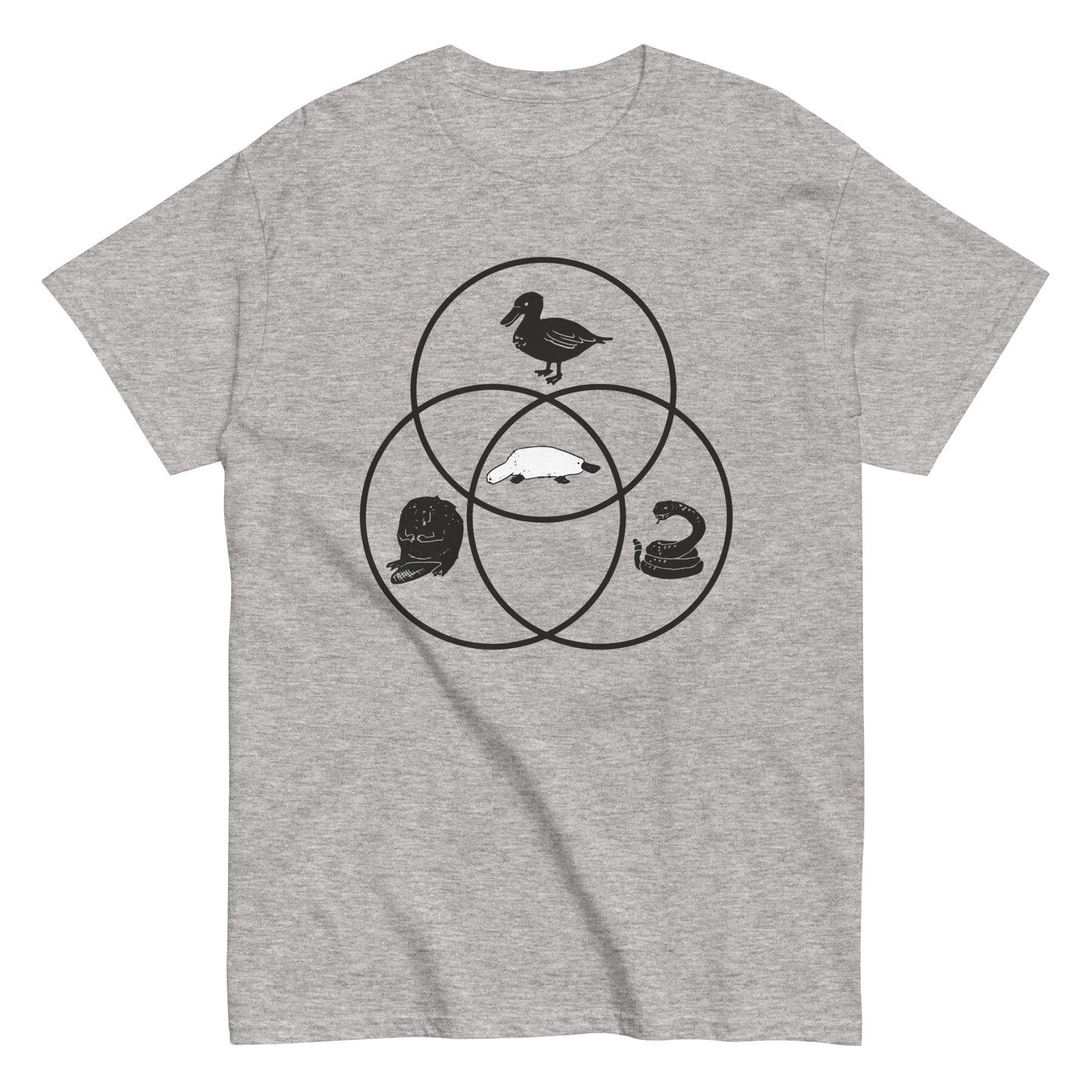 Platypus Venn Diagram Men's Classic Tee