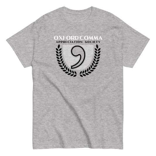 Oxford Comma Appreciation Society Men's Classic Tee