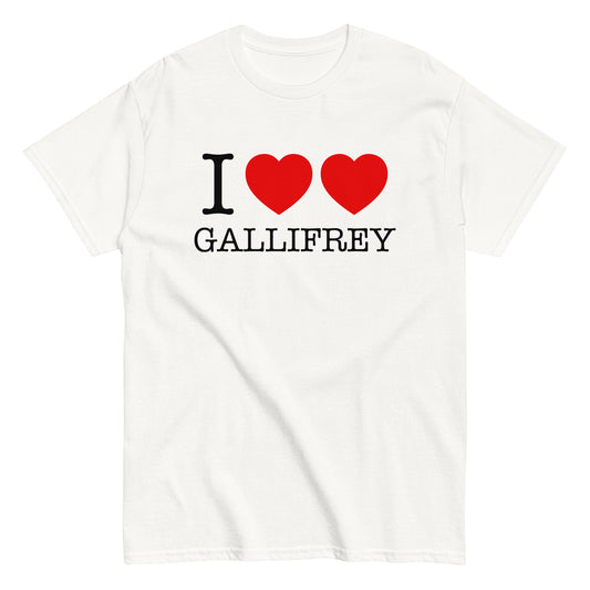 I Heart Heart Gallifrey Men's Classic Tee