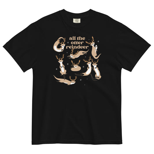 All The Otter Reindeer Men's Relaxed Fit Tee