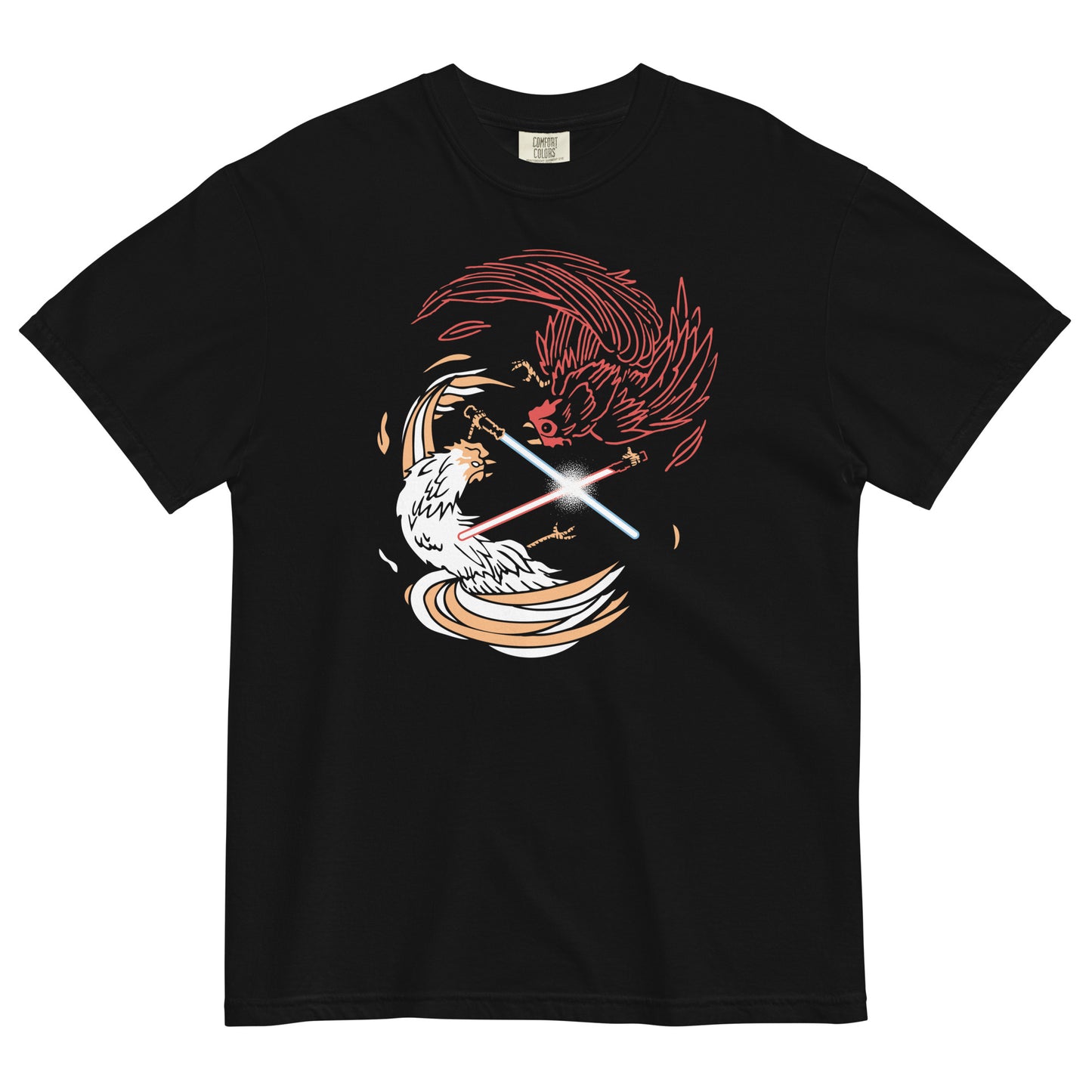 Cock A Doodle Duel Of The Fates Men's Relaxed Fit Tee