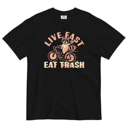 Live Fast Eat Trash Men's Relaxed Fit Tee